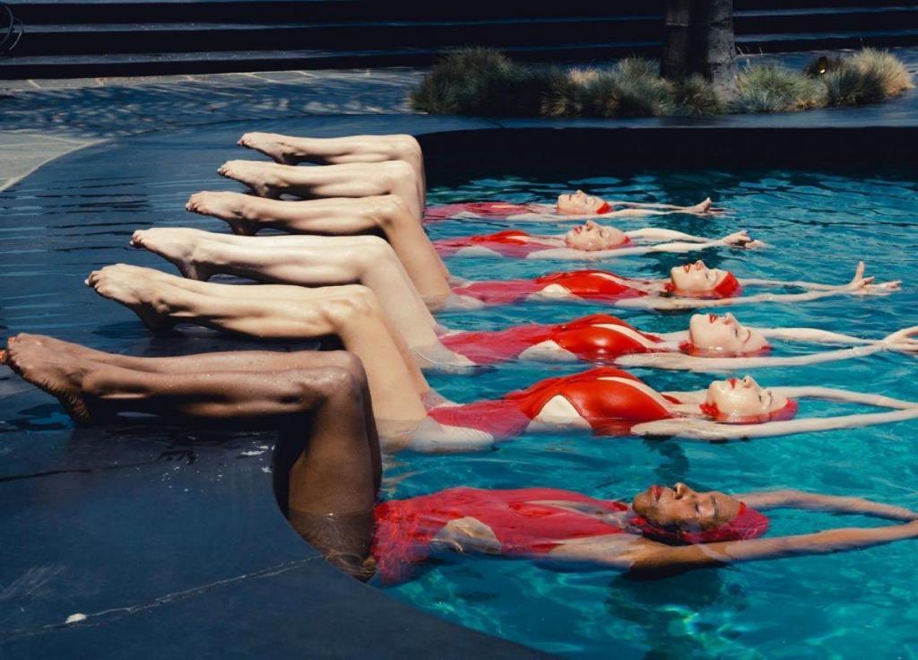 synchronized swimming vintage